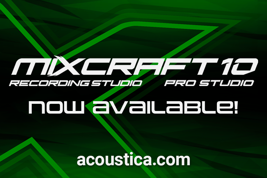 Mixcraft 10 is here now.