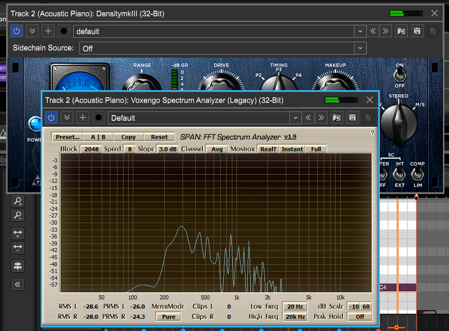 Old 32-bit effects in Mixcraft 10.