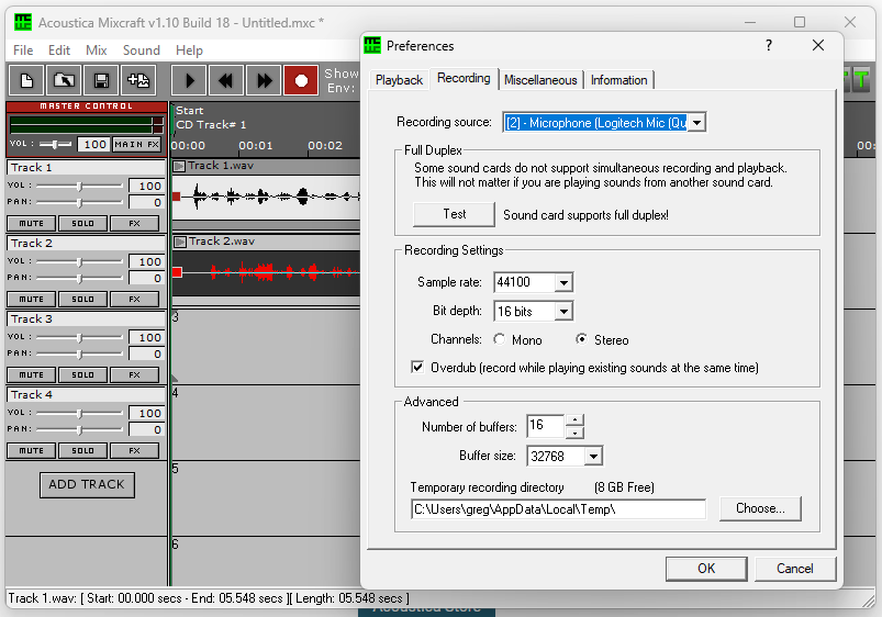 Mixcraft 1.